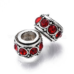 Alloy Rhinestone European Beads&nbsp;MPDL-Q212-001F-RS