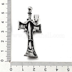 Tibetan Style Alloy Pendants&nbsp;TIBE-L012-040AS-05
