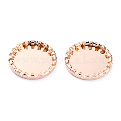304 Stainless Steel Cabochon Settings&nbsp;STAS-Y001-08RG