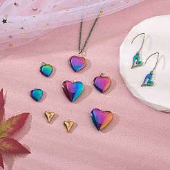 Jewelry Heart Pendant Making Finding Kit&nbsp;DIY-SZ0008-37