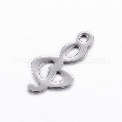 Tarnish Resistant 201 Stainless Steel Charms&nbsp;STAS-D445-083