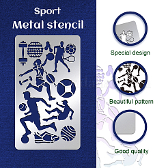 Retro Stainless Steel Metal Cutting Dies Stencils&nbsp;DIY-WH0242-304