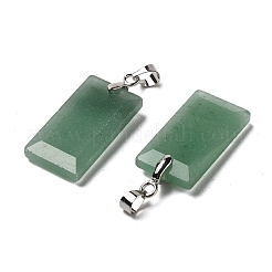 Natural Green Aventurine Faceted Pendants&nbsp;G-U031-04P-03