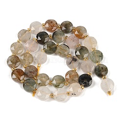 Natural Rutilated Quartz Beads Strands&nbsp;G-C116-A39-01