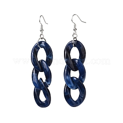 Acrylic Curb Chain Dangle Earrings&nbsp;EJEW-JE04651