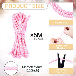 5M Polyester Twisted Round Cord&nbsp;OCOR-TA0003-90A