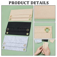 6Pcs 3 Colors Wool Felt Purse Organizer Insert&nbsp;FIND-CN0001-08