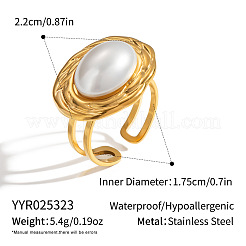 304 Stainless Steel Cuff Open Rings for Women&nbsp;DM4444