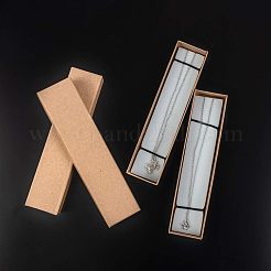 Kraft Paper Cardboard Jewelry Boxes&nbsp;CBOX-WH0001-C01