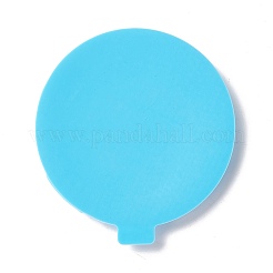 Flat Round with Polka Dot Pattern Cup Mat Silicone Molds&nbsp;DIY-M039-04
