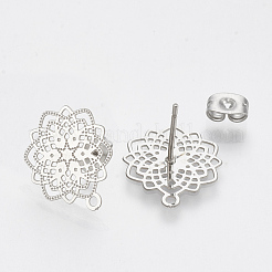 Non-Tarnish 304 Stainless Steel Stud Earring Findings&nbsp;STAS-S079-30B