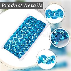 2Pcs Polyester Paillette Beads&nbsp;OCOR-CP0001-31C