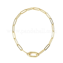 4MM Brass Paperclip Chain Bracelets&nbsp;BJEW-JB14355