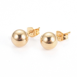 304 Stainless Steel Ball Stud Earrings&nbsp;EJEW-I236-02