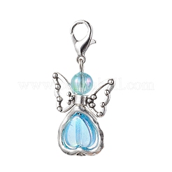 7Pcs 7 Colors Angel Acrylic Pendant Decorations&nbsp;HJEW-JM01736-02