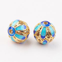 Brass Enamel Beads&nbsp;KK-P091-03