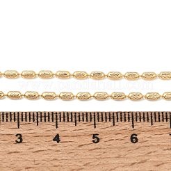Brass Column Link Chain Necklace Making&nbsp;AJEW-B189-02G