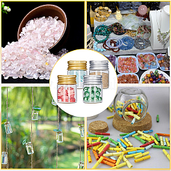 32Pcs 2 Colors Clear Glass Bottles Bead Containers&nbsp;CON-SC0001-07A