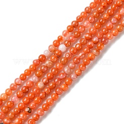 Natural South Red Agate Beads Strands&nbsp;G-B090-A04-01