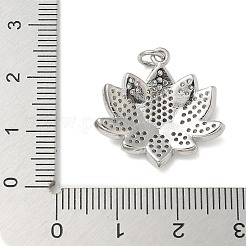 Rack Plating Brass Micro Pave Cubic Zirconia Pendants&nbsp;KK-K392-56P