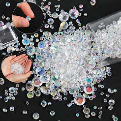 6300Pcs Acrylic Rhinestone Pointed Back Cabochons&nbsp;GACR-SP0001-03B