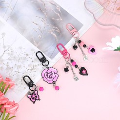 4Pcs Alloy Enamel Mobile Strap&nbsp;DIY-SZ0009-98