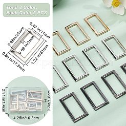 15Pcs 3 Colors Alloy Buckles&nbsp;DIY-GF0006-13B