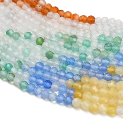 Gradient Color Natural Agate Beads Strands&nbsp;GG-CBA4399-A04-01A