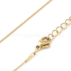 Heart Polymer Clay Rhinestone Pendant Necklaces&nbsp;NJEW-K266-01G