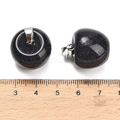 Synthetic Blue Goldstone Pendants&nbsp;GG-K002-15G