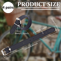 Imitation Leather Alloy Belt Buttons&nbsp;FIND-WH0400-19C