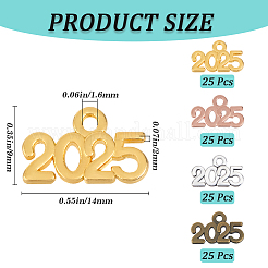 100Pcs 4 Colors Alloy Pendants&nbsp;FIND-SP0002-36