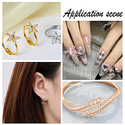150Pcs Cubic Zirconia Pointed Back Cabochons&nbsp;ZIRC-HY0001-15