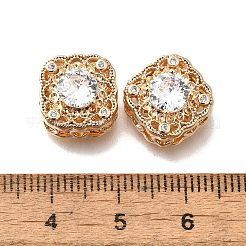 Brass Glass Beads&nbsp;KK-M318-38G-02