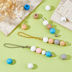 8Pcs 2 Colors Iron Bar Beadable Pendant Decorations&nbsp;HJEW-DC00076