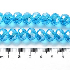 Anti-Tarnish Glass Beads Strands&nbsp;GR12MMY-20L