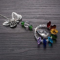 Crystal Teardrop Glass Suncatchers Prisms Pendant Decorations&nbsp;BUER-PW0001-136