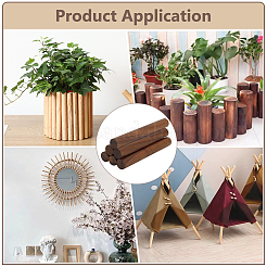Black Walnut Round Stick&nbsp;WOOD-WH0131-39