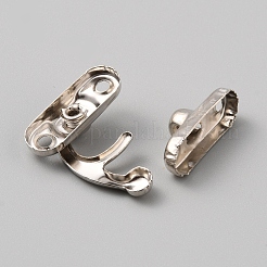Iron Latch Hook Hasp Horn Lock with Screws&nbsp;IFIN-WH0073-30A-P