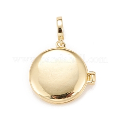 Mother's Day Brass Micro Pave Cubic Zirconia Locket Pendants&nbsp;KK-A161-45G