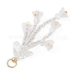 Glass Seed Beaded Pendants&nbsp;PALLOY-MZ01230