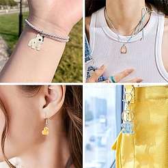 5Pcs Flocky Resin Pendants&nbsp;FIND-YW0009-13
