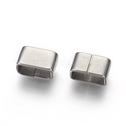 Non-Tarnish 201 Stainless Steel Slide Charms&nbsp;X-STAS-G187-30P