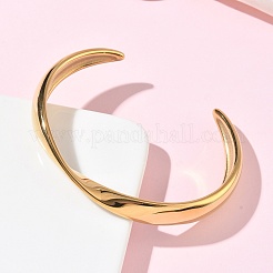 304 Stainless Steel Cuff Bangles&nbsp;BJEW-B158-05G-01
