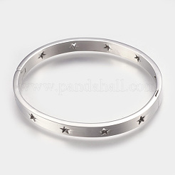 Tarnish Resistant 304 Stainless Steel Bangles&nbsp;BJEW-P192-13P