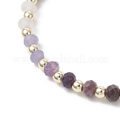 Dyed Natural Malaysia Jade & Synthetic Hematite Beaded Stretch Bracelets for Women&nbsp;BJEW-JB13069-04