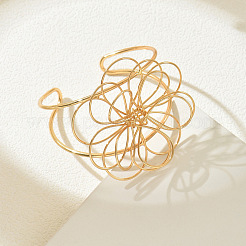 Hollow Alloy Cuff Bangles for Women&nbsp;WG69D0E-01