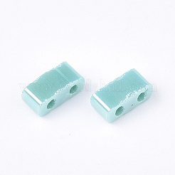 2-Hole Opaque Glass Seed Beads&nbsp;SEED-S023-06E