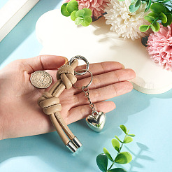 Heart Imitation Leather Keychains&nbsp;KEYC-TAC00084