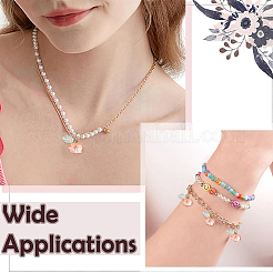 20Pcs Transparent Glass Charms&nbsp;PALLOY-YW00094